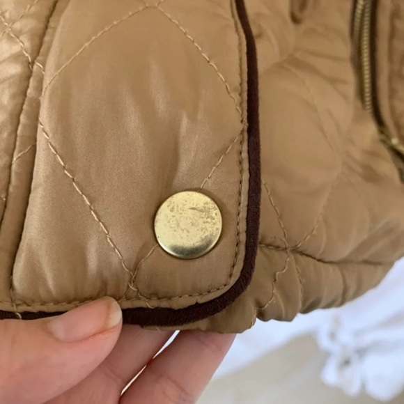 Brown gold anorak jacket - Picture 4 of 8